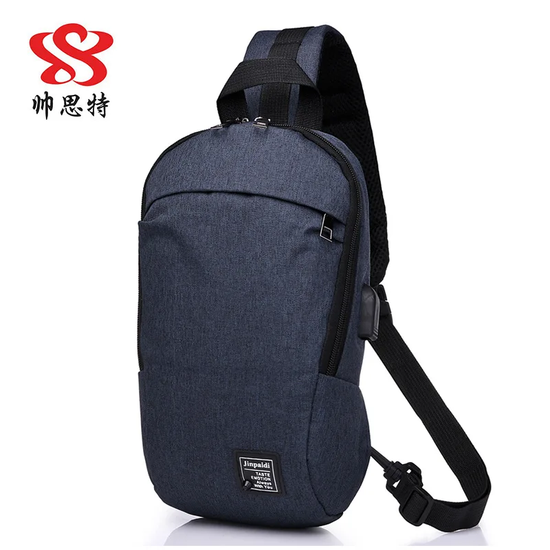 

Chest Pack Men's 2019 New Style Trend Single-shoulder Canvas Bag Outdoor Sports Casual Wallet Men's Crossbody Bag