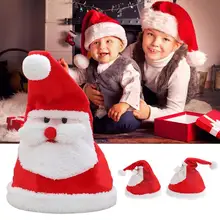 Электрическая Рождественская игрушка пение танцы подвижная Рождественская елка шляпа электрическая детская игрушка детский Рождественский подарок без батареи