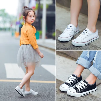 boys white canvas shoes
