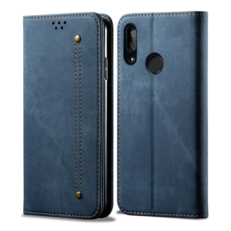 LEMORRY Cover Portafoglio Per Huawei P Smart 2019 - Custodia In Pelle Sintetica Con Slot Per Carte E Supporto Regolabile - Morbida TPU Interna - Design Cartoon