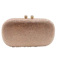 Элегантный женский вечерний клатч с двойным цветком и кристаллами, дамские сумочки и сумочки для свадебной вечеринки