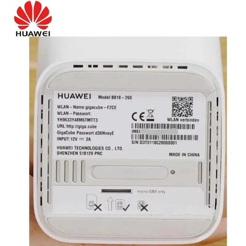 Маршрутизатор Huawei B818 GigaCube Cat19 LTE|sim sim|sim mobilesim wifi |