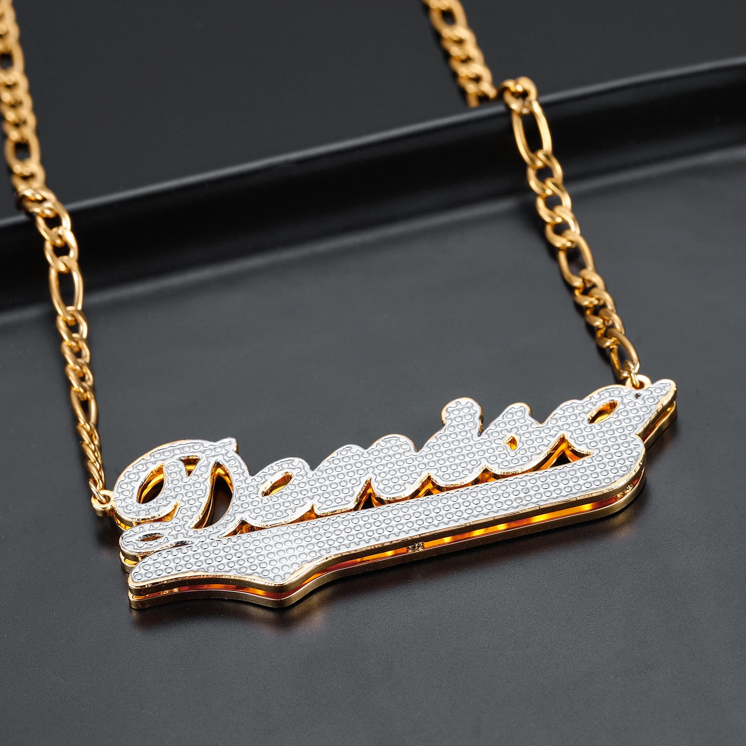 Customized Two Tone Double Plate Gold 