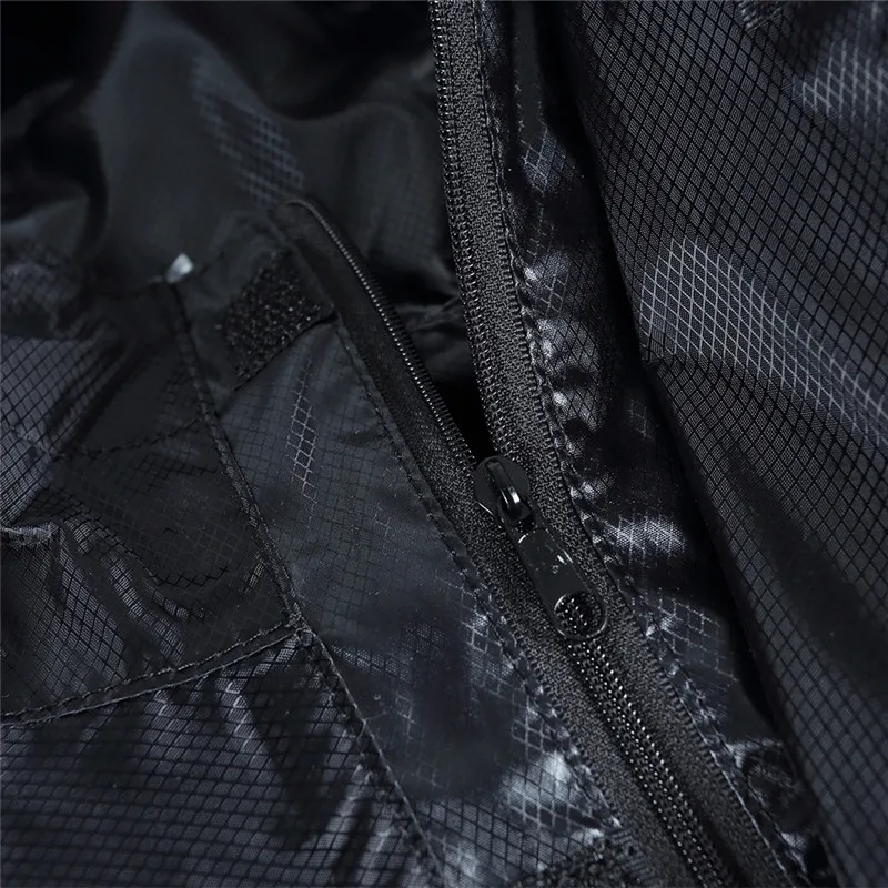 Outdoors Windproof Raincoat With Pocket Rain Coat Polyester Rain Jacket Men Waterproof Hooded Coat Плащ Capa De Chuva 30AUG22
