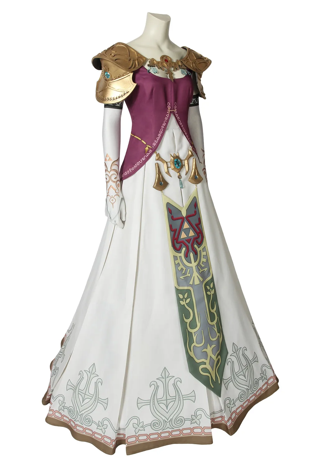 Новая легенда о Зельде: Сумеречная принцесса косплей костюм Принцесса Зельда аксессуары Хэллоуин одежда Bbeautiful платье