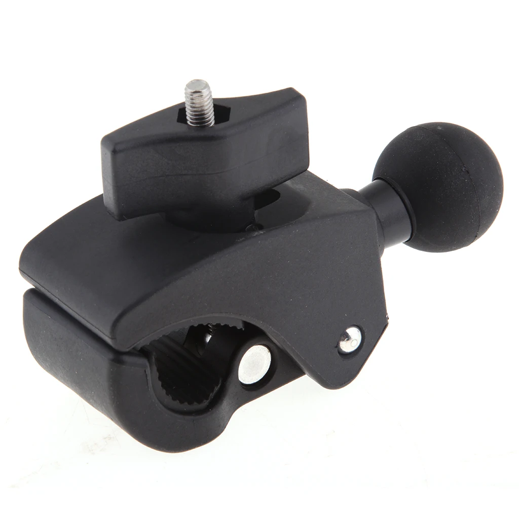 Quick Release Motorcycle Handlebar Clamp 1'' Ball Adapter 16-38mm Tube