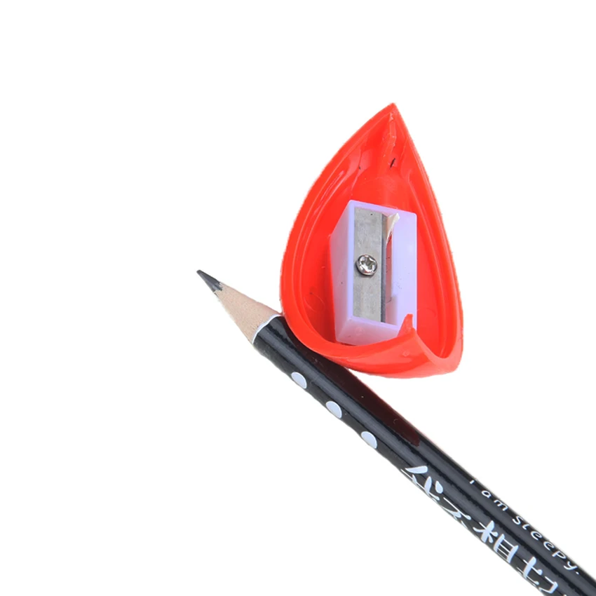 Fresh Fruit Manual Pencil Sharpener with Cover, Sharp Blade, One Hole, Mechanical Pencil Sharpener for Office School Supplies