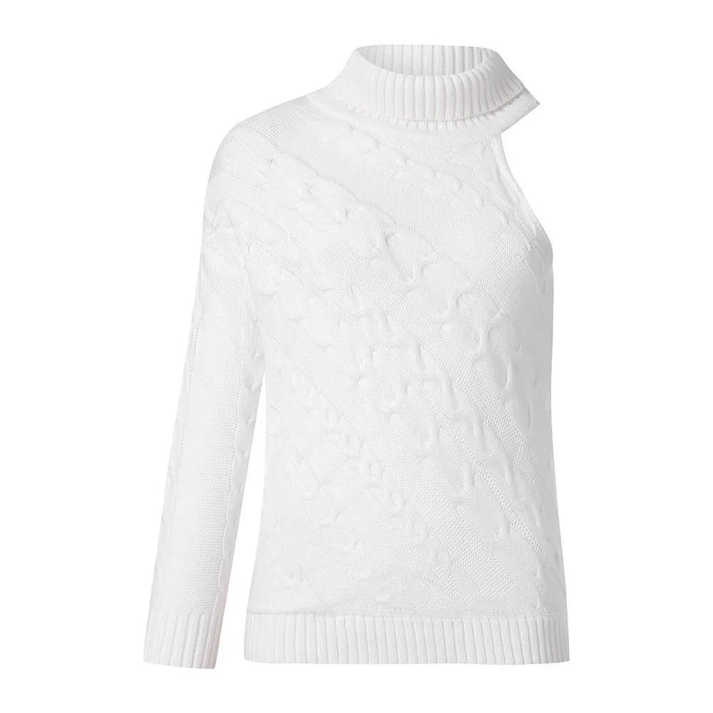 Off Single Shoulder Women Sweaters