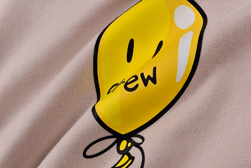 Drew Balloon Толстовка для мужчин женщин странные вещи Harajuku Sherpa толстовки с капюшоном мужская Толстовка пуловер одноцветная Толстовка
