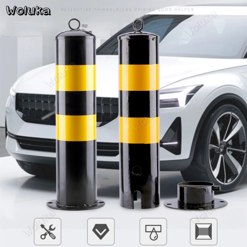 Steel pipe Parking space pile lock anti-collision fixed no parking warning column kst occupancy lock guardrail CD50 Q01