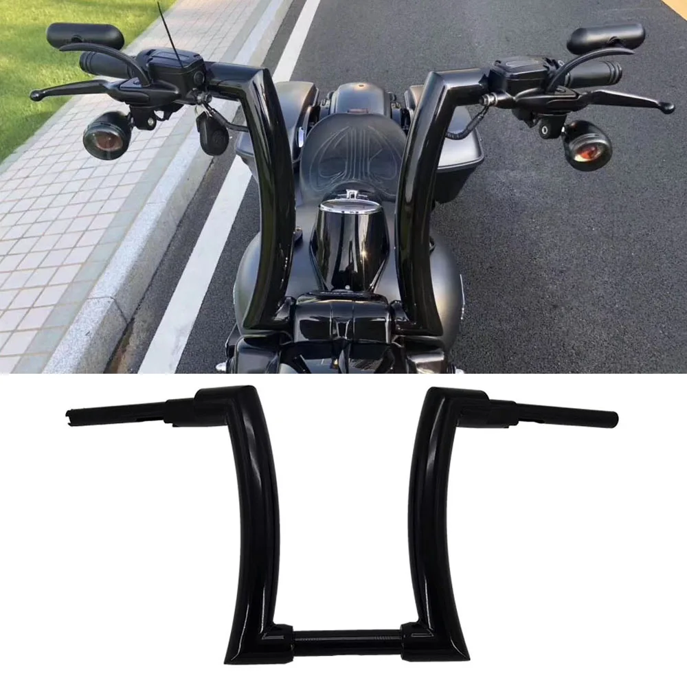 

Motorcycle 12" 14" 16" Bar Handlebars for Harley Dyna Softail Fat Boy Bob Breakout Slim Deluxe Touring Road king 1996-2013