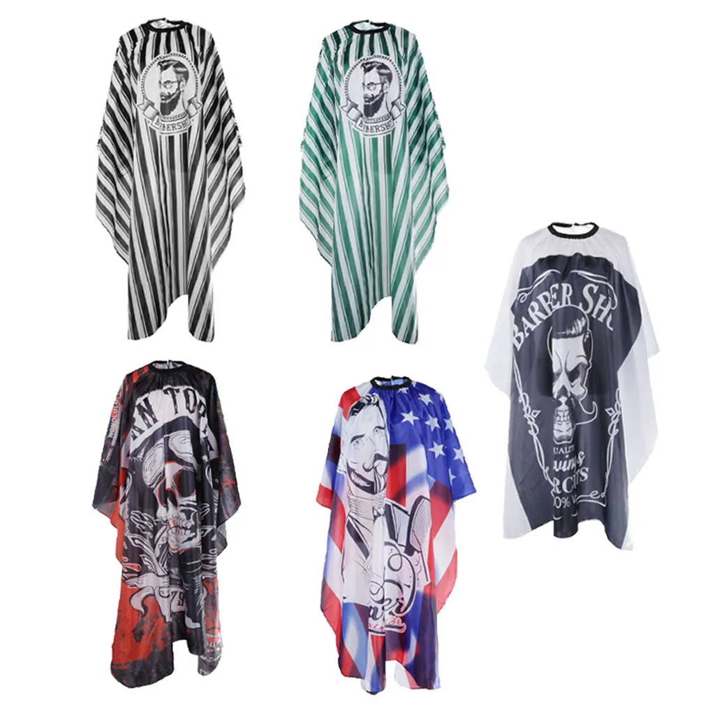 Waterproof Professional Cape with Snap Closure, Salon Hair Cutting Cape Gown Apron, Barber Hairdressing Cape (160 x 140cm)