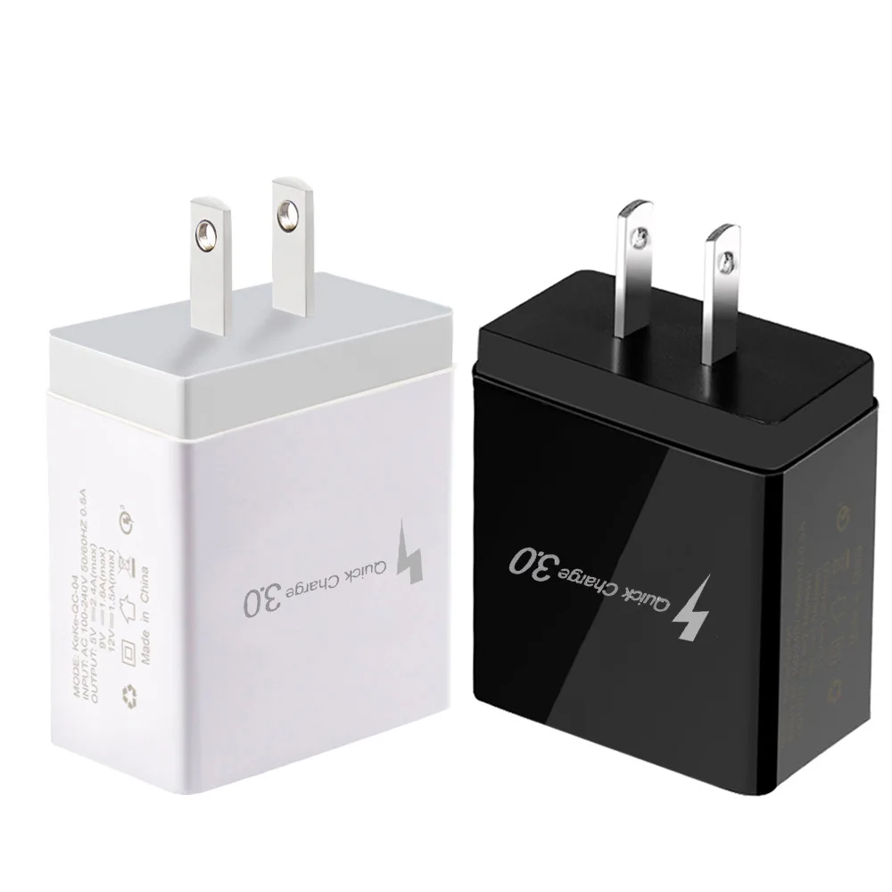 Быстрое зарядное устройство USB 3,0 для телефона QC 3,0 быстрое зарядное устройство США ЕС Великобритания вилка настенный адаптер для samsung A50 A30 iPhone 7 8 huawei планшет xiaomi