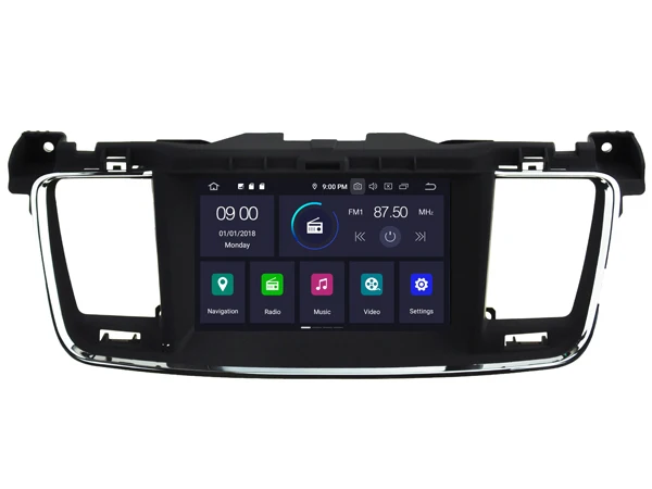 RUISO 4g+ 64g 8-Core автомобильный DVD плеер Android 9,0 для PEUGEOT 508 автомобильный мультимедийный DVD Авто Радио Стерео 1080P GPS wi-fi DVR dab obd ips