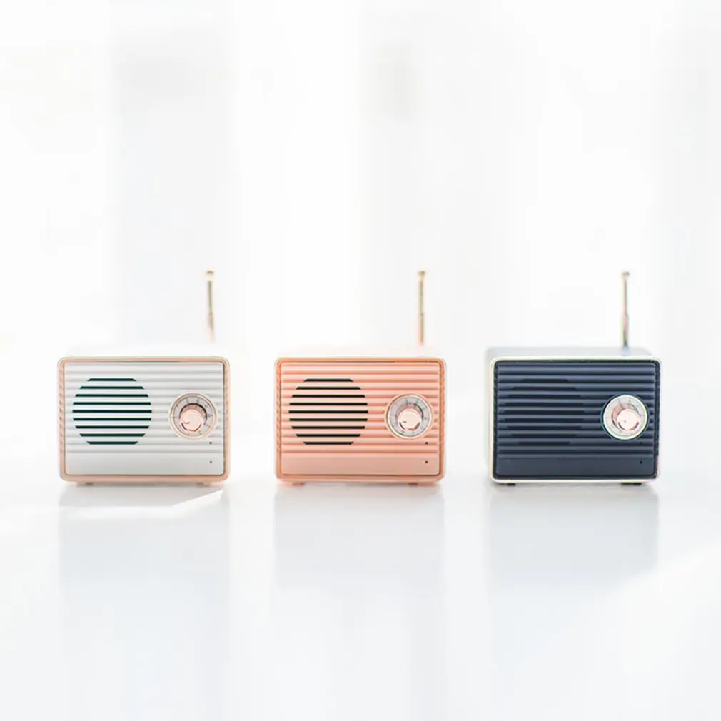 Cm-1 ретро супер бас мини портативный динамик Usb Handfree маленький музыкальный динамик Mp3 плеер с микрофоном