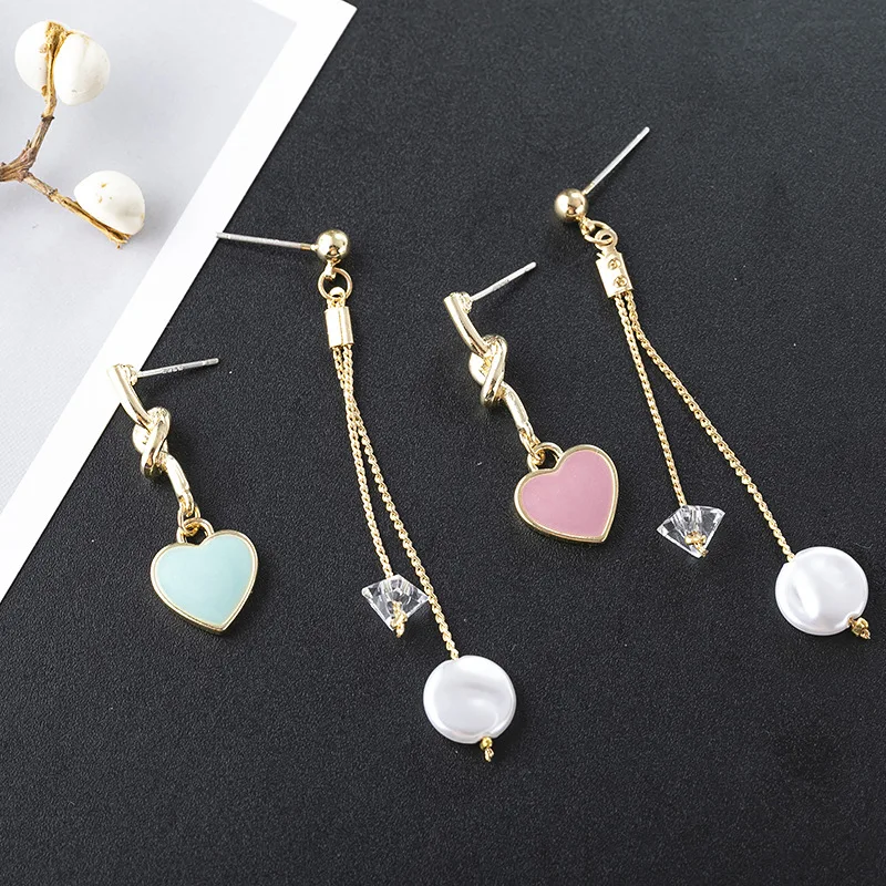 Корейские маленькие чистые и свежие серьги для любви модные темпераментные