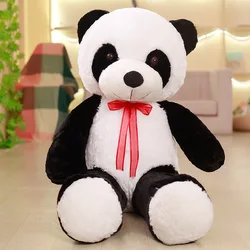 Peluche de oso Panda gigante para niñas, muñeco de peluche de animales de juguete, almohada de dibujos animados Kawaii, 80/100CM