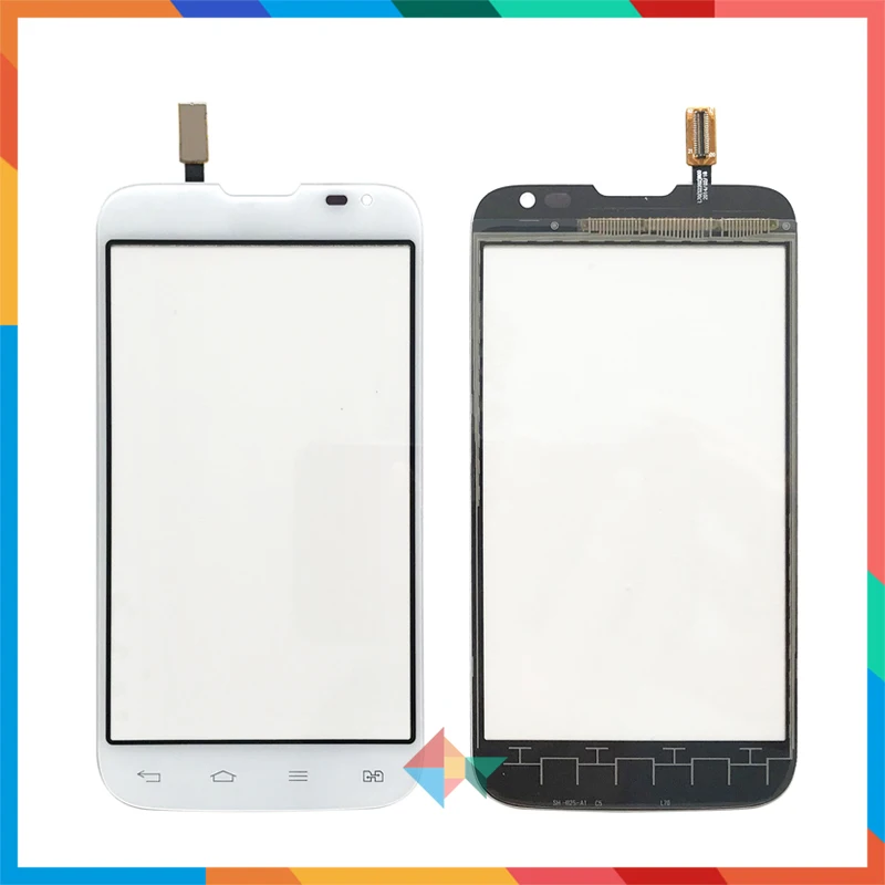 Высокое качество 4," для LG L70 две sim-карты D325 сенсорный экран дигитайзер Переднее стекло объектив сенсорная панель