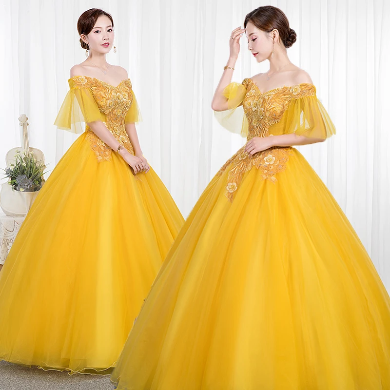 

Vestidos Robe De Bal 2020 New Gryffon Quinceanera Dress Party Prom Off The Shoulder Vintage Ball Gown Plus Size Customize