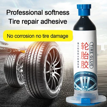 

30ml Auto Tire Repair Adhesive Patches Glue Bicycle Car Tyre Cement Repair Tool Bike Car Tire Repair Patch