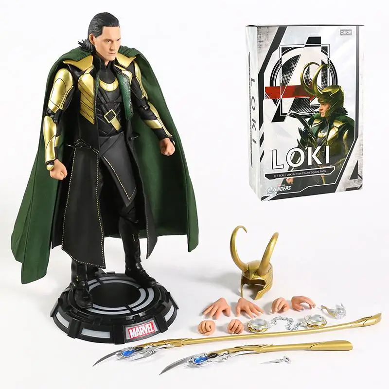 純正ファッション 子供のためのディズニーキャラクターのアクションフィギュア マーシャル アベンジャーズ Loki 1 7スケール デラックスパーク 装飾品 誕生日プレゼント 直売卸売り Elcielogirasoria Com