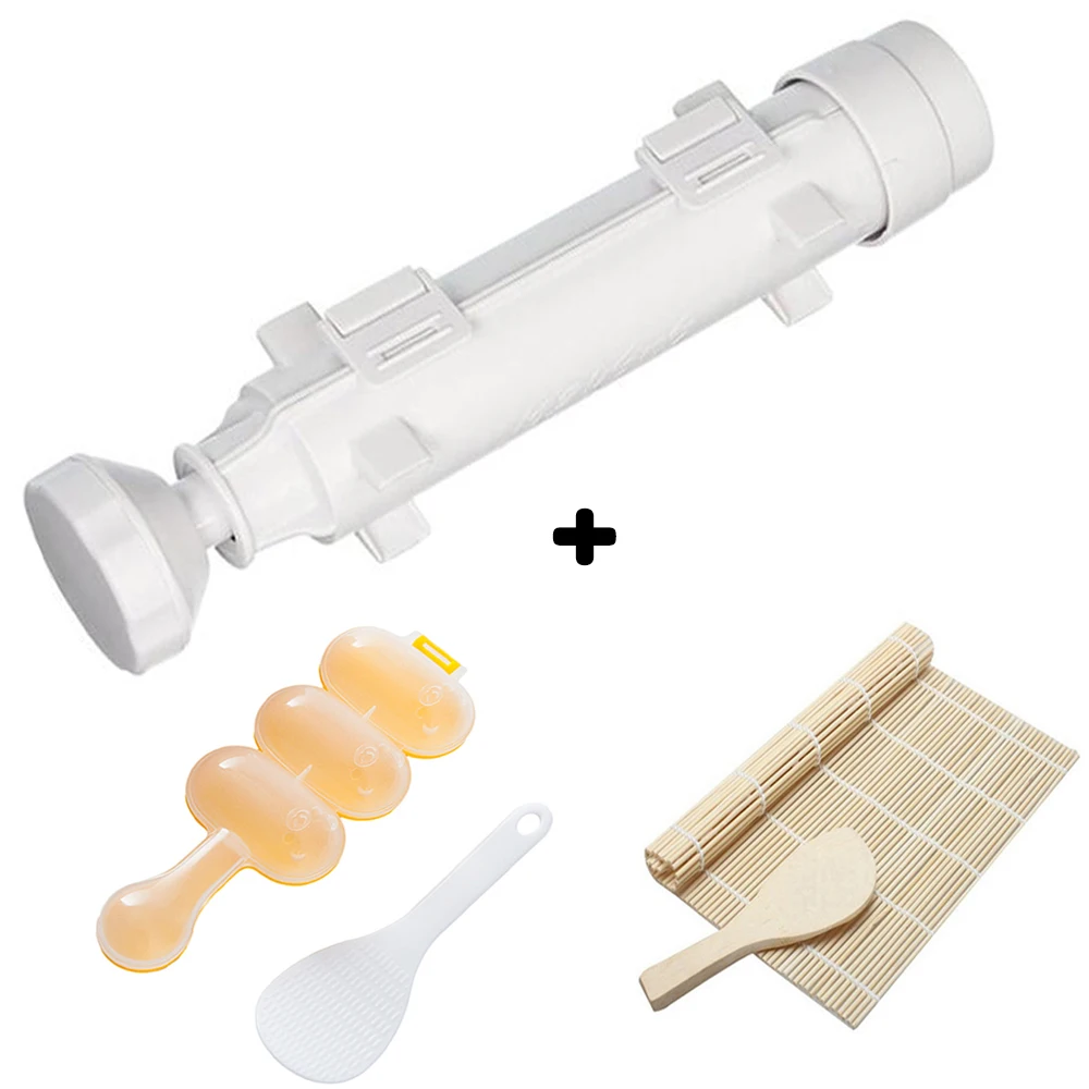 

Sushi Maker Roller Roll Mold Sushi Roller Bazooka Rice Meat Vegetables DIY Sushi Making Machine Kitchen Sushi Tools