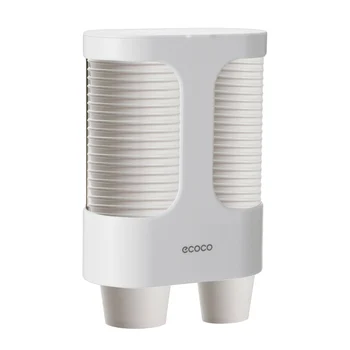 

Anti Dust Disposable Plastic Paper Cups DispenserPull Type Paper Water Disposable Automatic Remover Cup Holder Rack