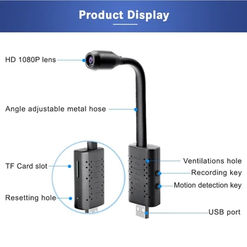 

U11 Mini Camera HD 1080P Video Recorder Digital Cam Motion Detection DV Camera Micro-Camcorder Mini Cam Support TF Card