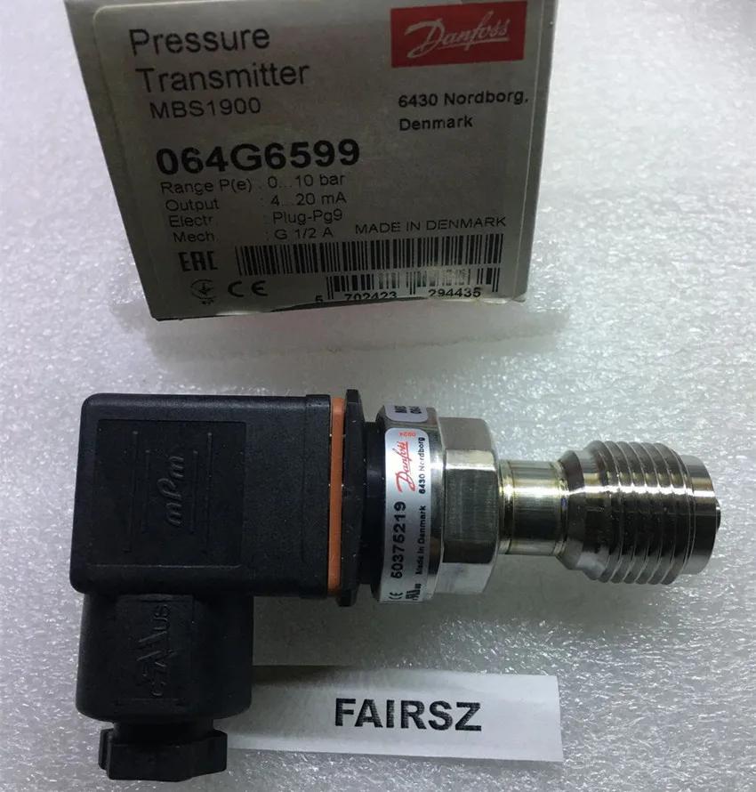 Original es una colección de herramientas que facilitan el trabajo con los productos de refrigeración industrial de DANFOSS. Transmisor de presión MBS1900 064G6599 4-20MA 0-10Bar