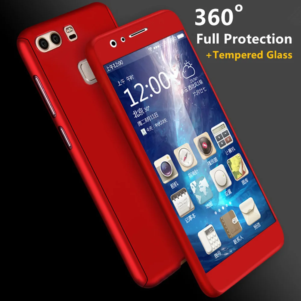 

Luxury 360 Degree Full Protection for Huawei P8 P9 Lite 2017 Case Cover for Huawei P20 Pro Phone Case for Huawei P10 Plus Cases