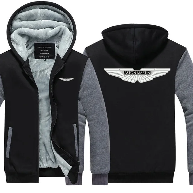

Men's jackets Asia Size Winter Autumn Male Thicken Aston Martin sweatshirt Coats Casual Outwear Men Brand Clothing v