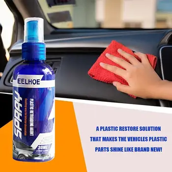 

NEW Plastic Parts Retreading Agent 30ML Auto Interior Car Cleaner Part Retreading Coating Paste Maintenance Wax Decontamination