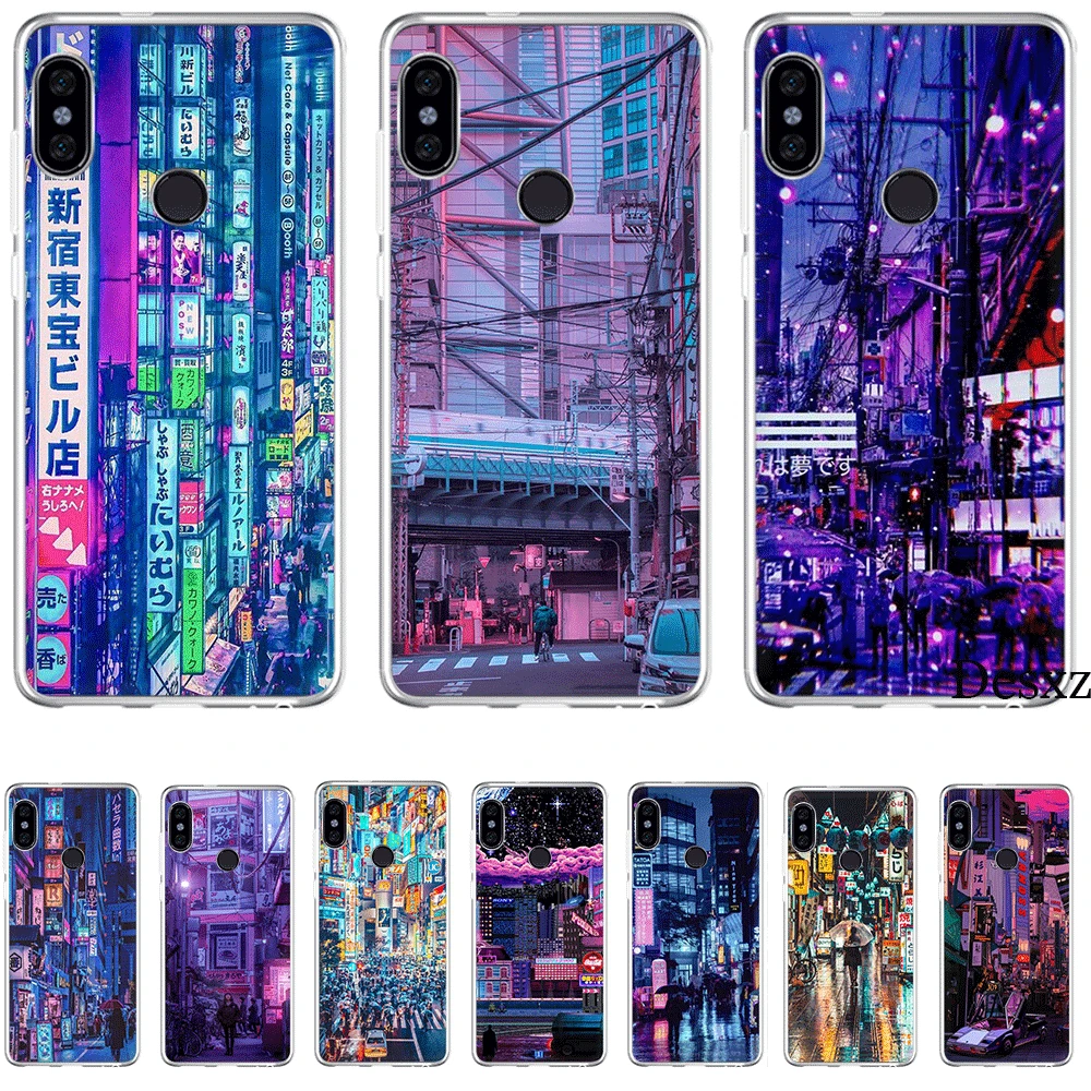 Чехол для мобильного телефона Xiaomi Redmi Note 6 7 Pro 5A 4 4X 3 5 Твердый чехол Vaporwave |