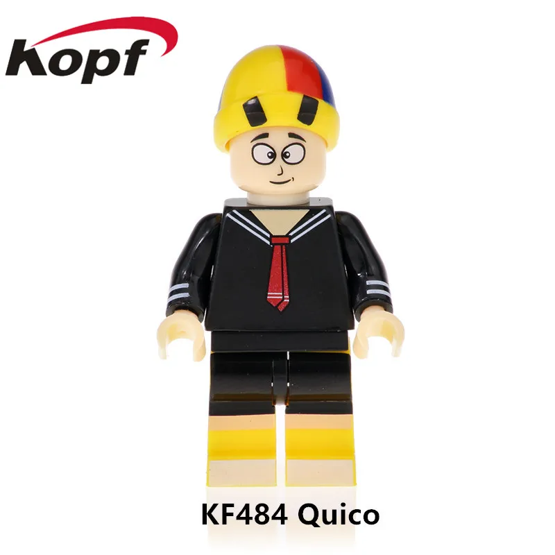 KF484 20Pcs No Box 20 шт. строительные блоки супергероев Cheech Marin El Chapulin Colorado Sally Quico, фигурки, Подарочные игрушки для детей KF559 - Цвет: KF484 20Pcs No Box