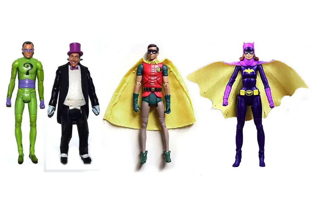 DC Universe Бэтмен 1966 ТВ сериал загадочник Робин Пингвин 6 &quotфигурка героя Игрушка