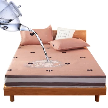 

Waterproof Mattress Cover Pure Cotton Bed Fitted Sheet Baby Old People Urine Breathable Bed Cover Hotel Mattress Protection Pad