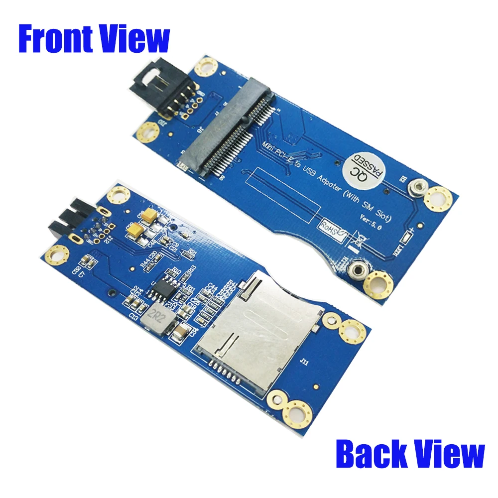 Мини-pci-e PCI Express беспроводной USB Riser Слот для sim-карты WWAN LTE модуль адаптер конвертер карта 9Pin USB кабель компоненты ПК