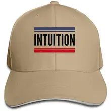 ВИНТАЖНАЯ ДЖИНСОВАЯ Регулируемая бейсбольная кепка, спортивная бейсболка, бейсболка с надписью Intuition Phrase, модная надпись, каллиграфия