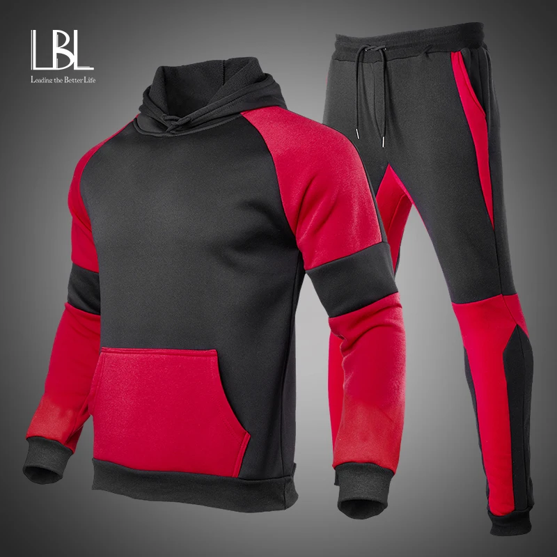 Sportswear Men Tracksuit Brand Clothes Hoodie Pants Sweatshirts 2pieces-Set Fashion New