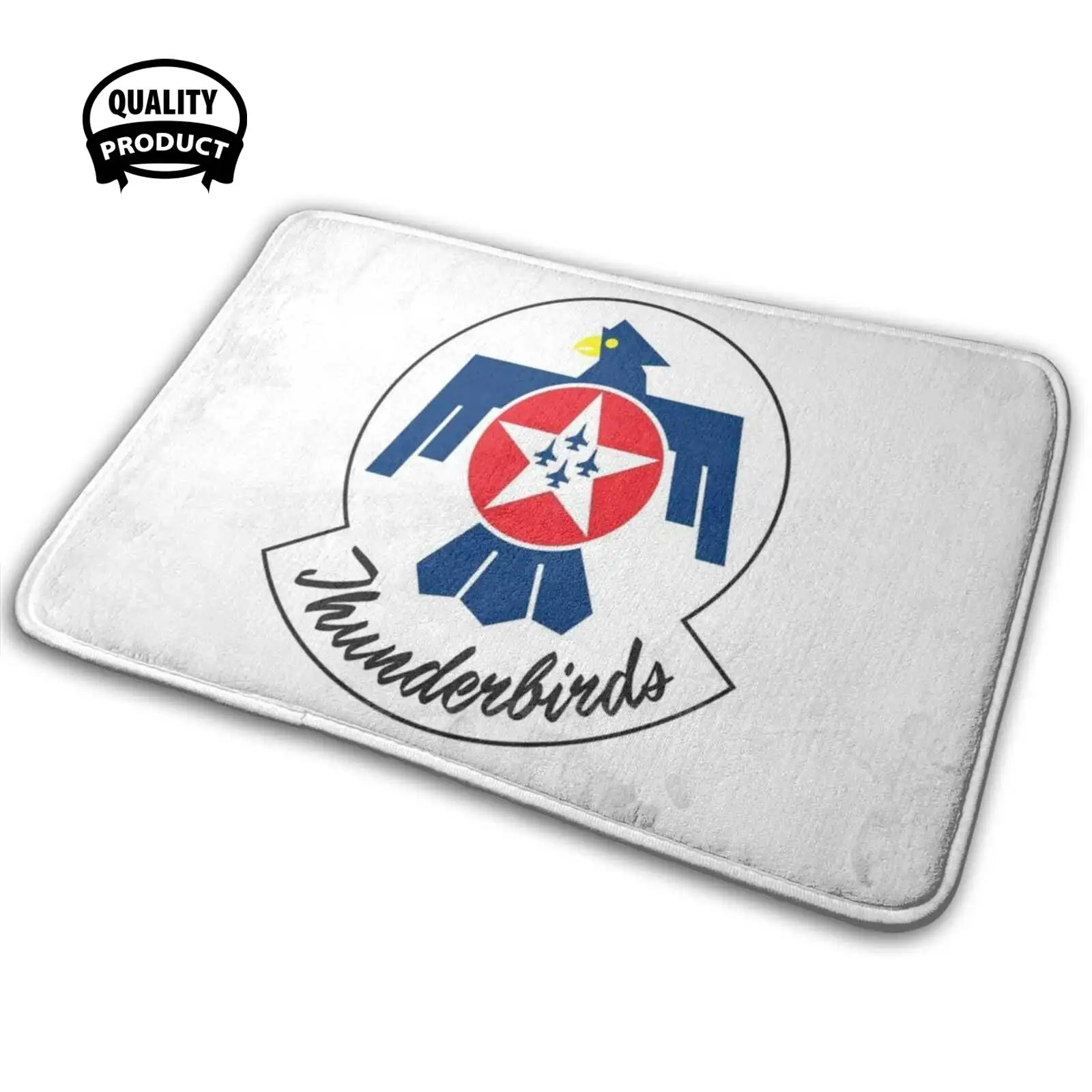 Usaf Thun Rds Air Dimostration Team 3D Soft Tappetino Antiscivolo Tappeto Cuscino Per Moquette 3 Diamond 3 Diamond Symbol Airman Aviator Coat Of