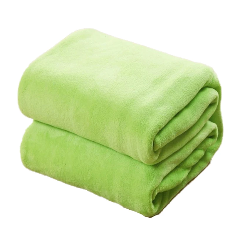 

Flannel Blankets Soft Warm Coral Fleece Blanket Winter Sheet Bedspread Sofa Throw 230Gsm 8 Size Light Thin Mechanical Wash