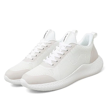 

2020 Hot Sale white Running Shoes Men Lace-up Athletic Trainers Zapatillas Sports Shoes Men Outdoor Walking Sneakers huarache