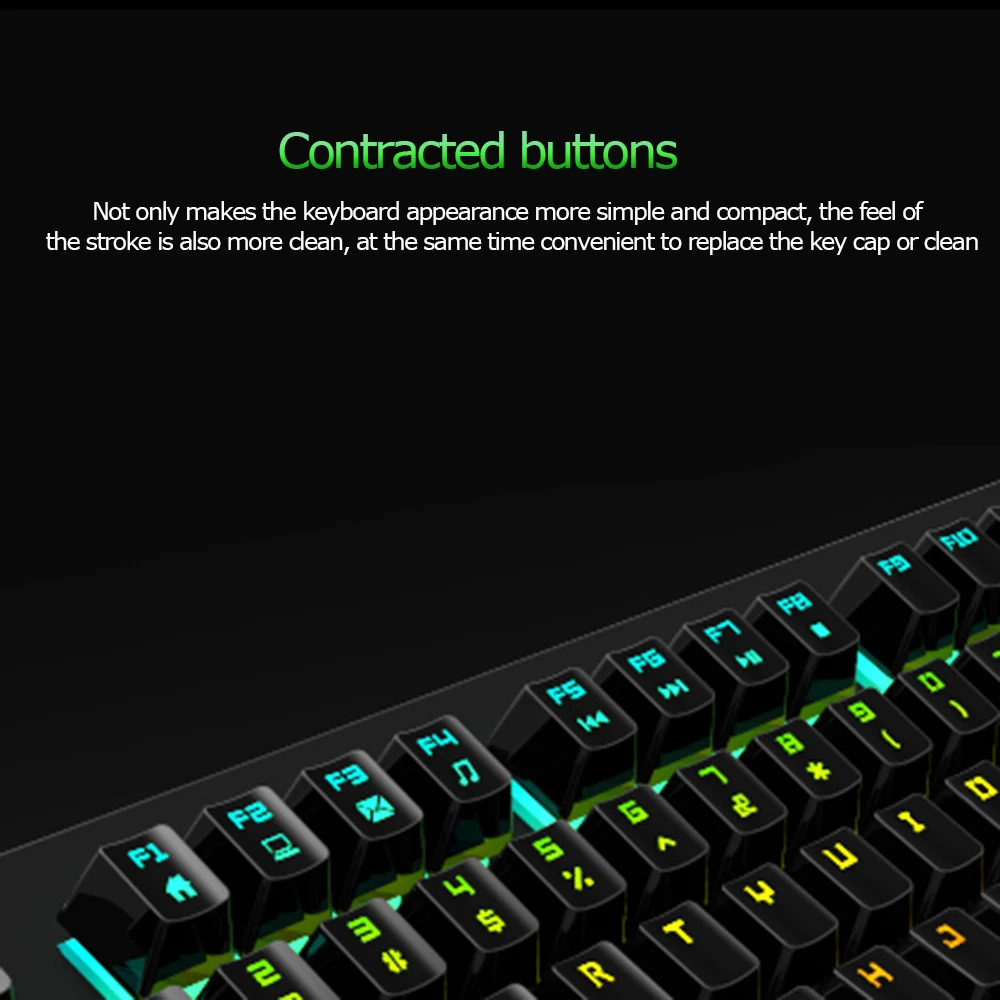 Magic Refiner MK9 тонкий дизайн Gmaing клавиатура Проводная RGB подсветка Механическая оптическая клавиатура Axis для ПК