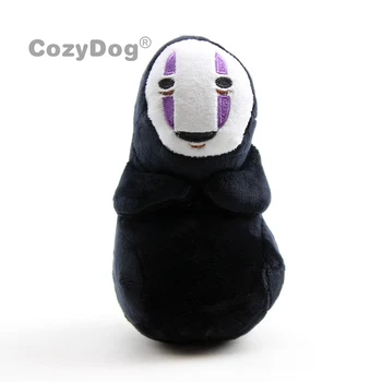 

18cm Spirited Away Faceless Man Plush Pendant Toys Doll Peluche No Face Ghost Kaonashi Stuffed Doll Toy for Children Kids Gift