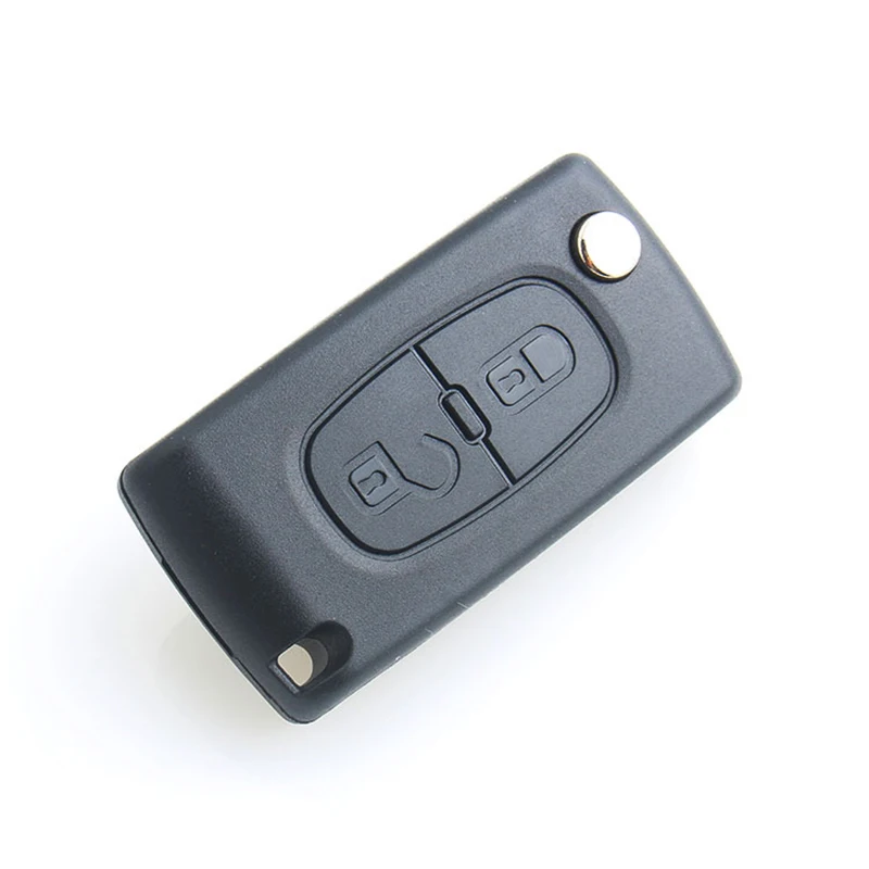 2 кнопочный ключ автомобиля чехол дистанционного ключа оболочки Fob чехол для peugeot Citroen 307 407 C2 C3 C4 VA2 Blade CE0536
