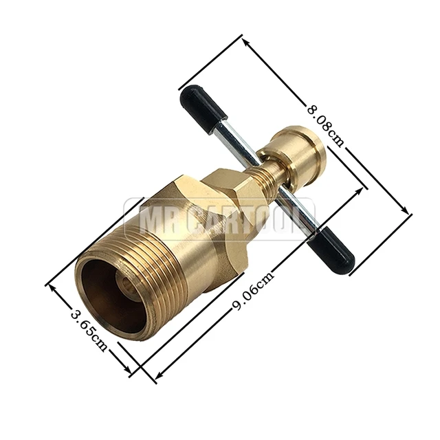 MR CARTOOL 675228 15mm&22mm Olive Remove Puller Solid Brass Copper Pipe Fitting Car Repair Tool 2