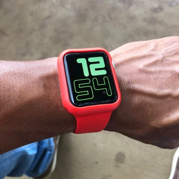 

Fabulous soft Case & strap for Apple Watch 5 4 40MM44 band correa Protective Cover for iWatch 3 2 1 38MM 42MM Screen protector
