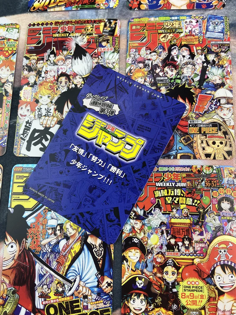 9pcs Set Jump Youth Weekly Cover Card One Piece Saint Seiya Toys Hobbies Hobby Collectibles Game Anime Collection Cards Game Collection Cards Aliexpress
