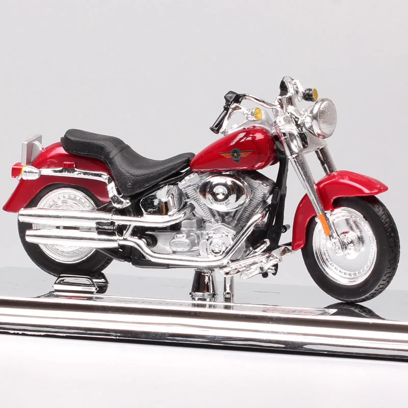 1/18 весы small Maisto 2004 FLSTFI Fat Boy V twin cruiser модель велосипеда литье под давлением мотоцикл