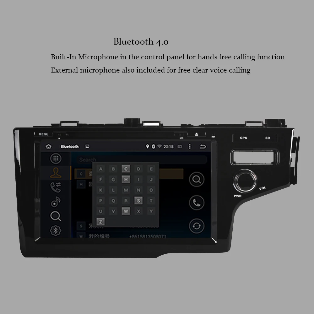 Top Android 9.0 4GB Octa Core Car GPS Navigation For Honda Fit/Jazz Right Hand Driving 2014-2019 Radio Stereo DVD Multimedia Player 4